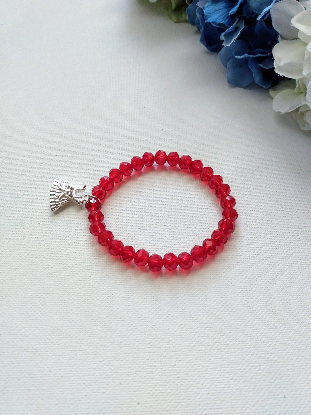 red dress charm bracelet Brighton Red Dress Charm Bracelet: Vintage Silver Plated Jewelry