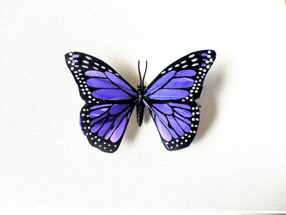 purple butterfly pin