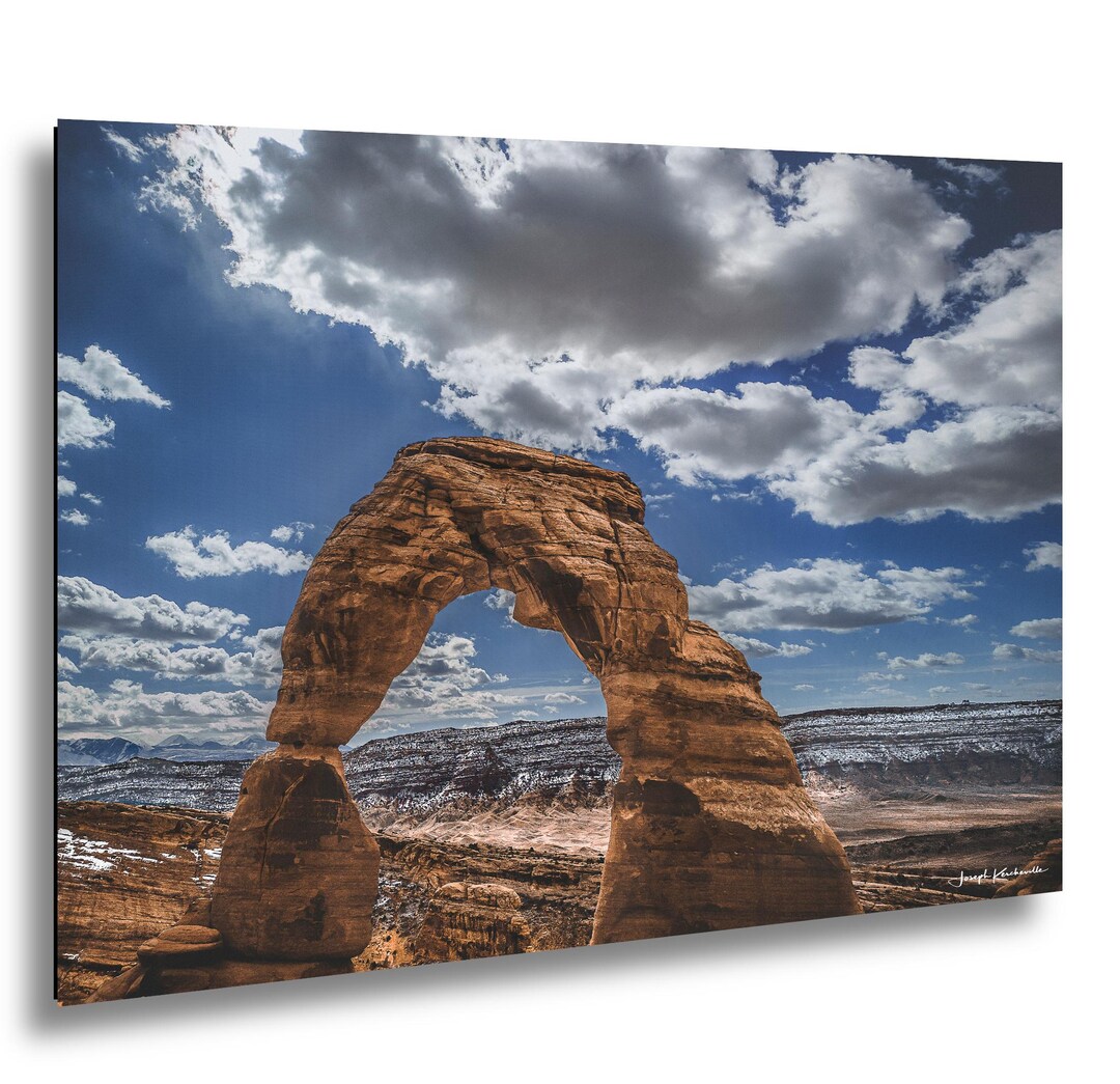 Static View Sw Arch Delicate Arch Photo Utah, Arches National Park Wall Art, Moab Landscape ...