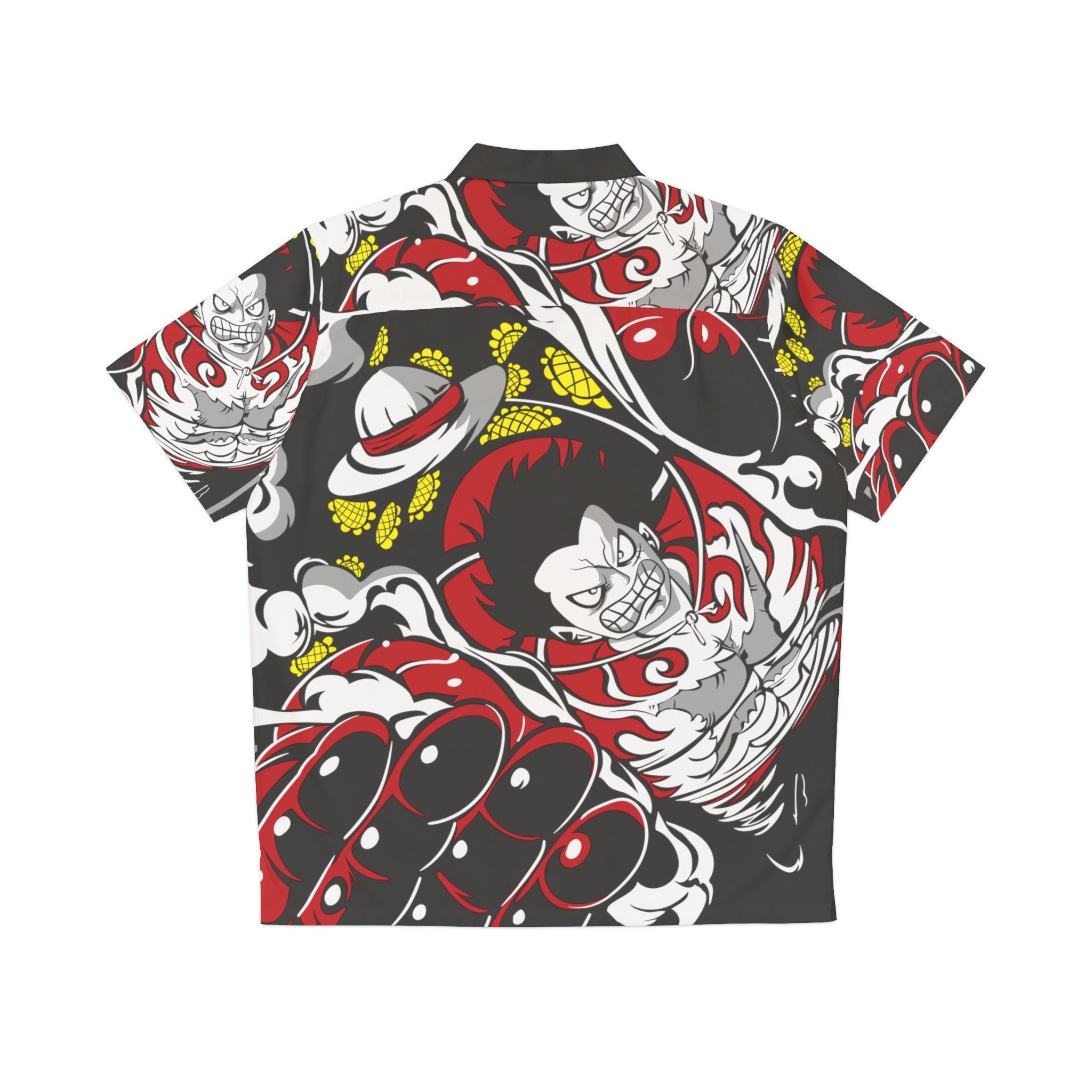 Gear Fourth Luffy Japanese Anime Men's Hawaiian Shirt