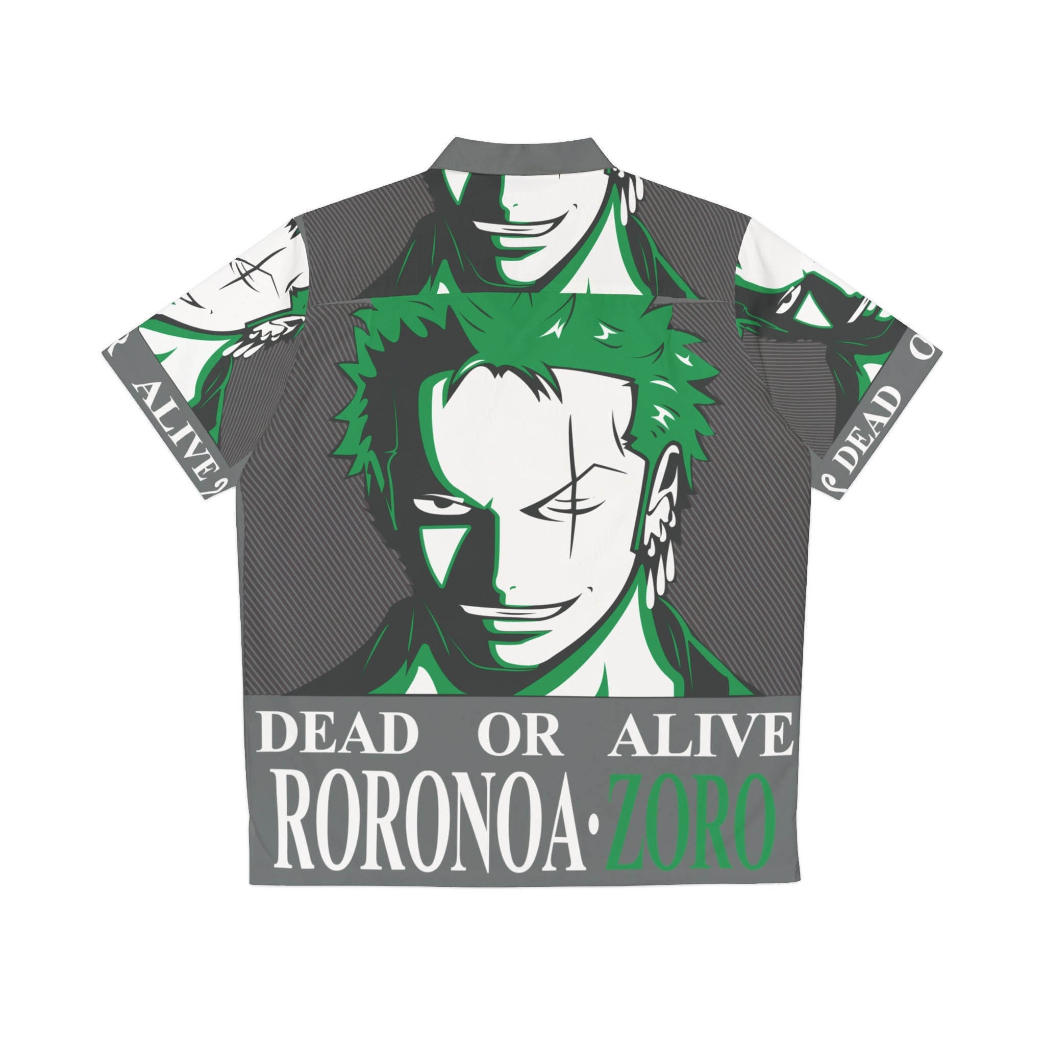 Roronoa Zoro Japanese Anime Men's Hawaiian Shirt