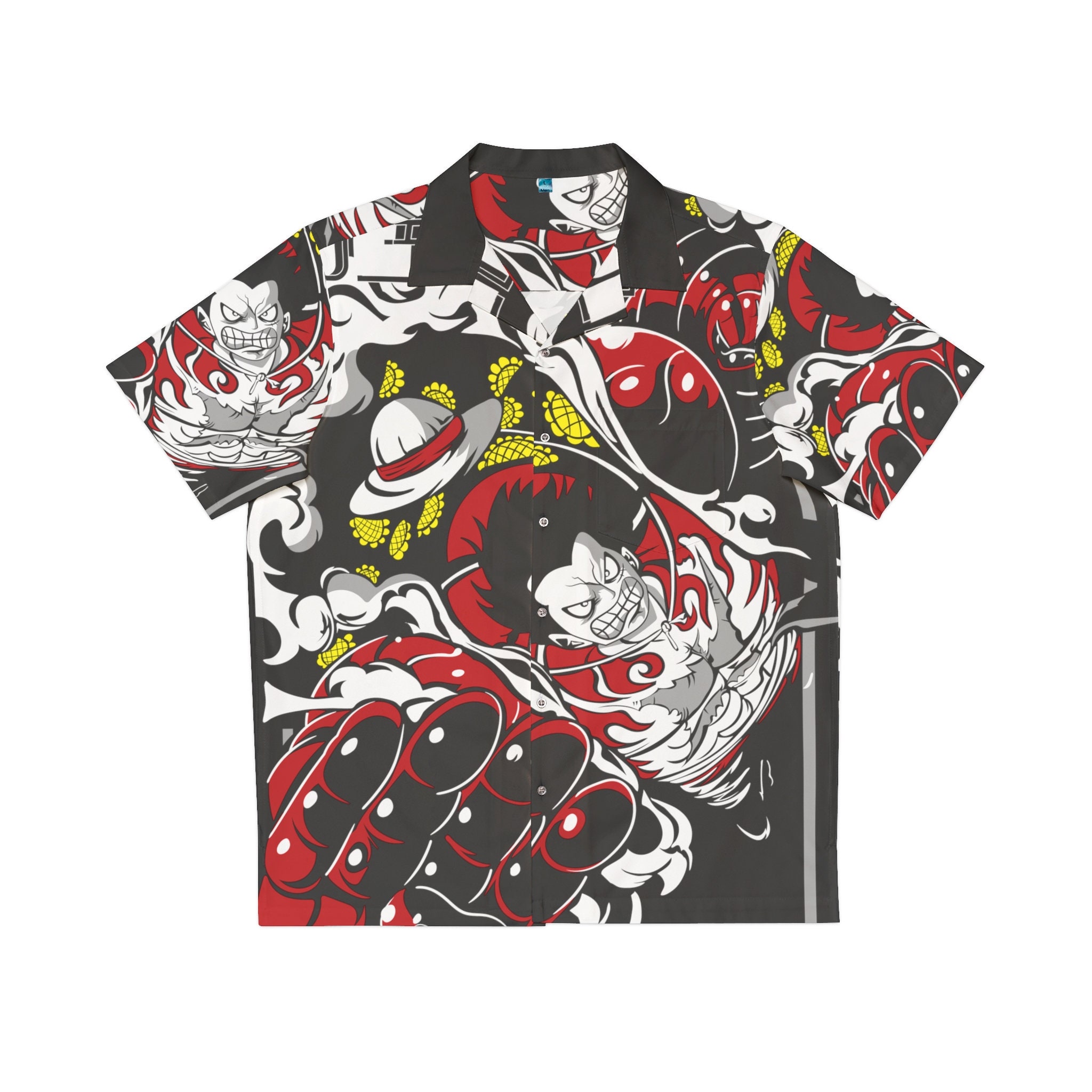 Gear Fourth Luffy Japanese Anime Men's Hawaiian Shirt