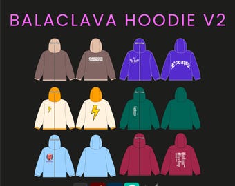 フルジップバラクラバパーカー - Etsy 日本 