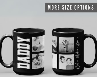 Taza de foto personalizada papá, taza de foto personalizada regalos de papá, regalos de cumpleaños de papá, regalo del día del padre, taza de foto para papá, taza de imagen, taza de imagen