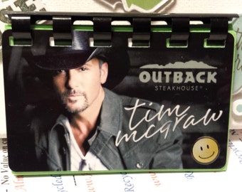 Tim McGraw  - Gift card Notebook