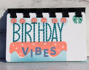 Starbucks Notebook - Birthday Vibes 2019