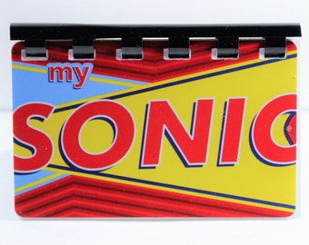Sonic -- Gift card notebook