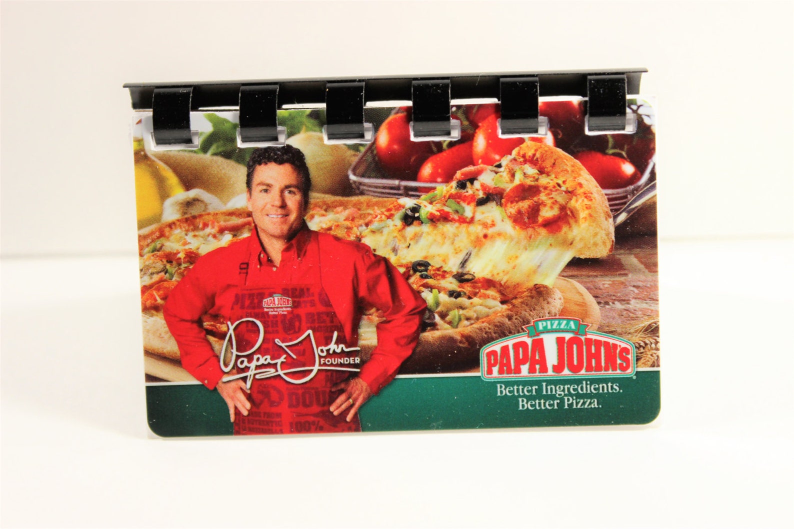 Papa Johns upCycled Gift Card Notebook Etsy
