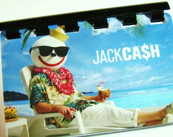 Jack in the Box -- Gift card notebook
