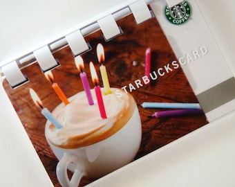 Happy Birthday "2009"  ---  Starbucks Gift Card Notebook