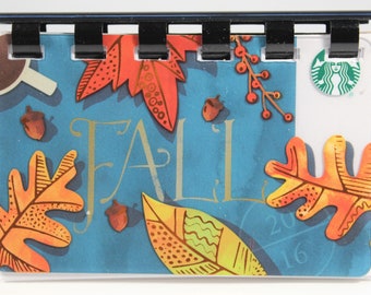 Starbucks Notebook - Fall Leaves "2016"