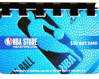 NBA Store -- Gift card notebook