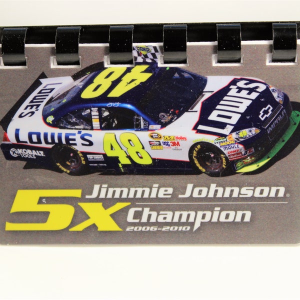 Jimmie Johnson -  Nascar Gift card notebook