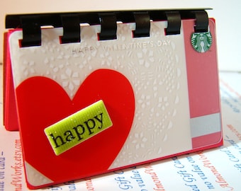 Starbucks Notebook  ----  Valentines Day Doily 2013