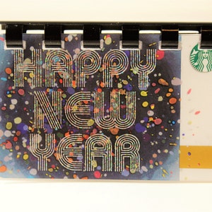 Starbucks Notebook  -  &quot;Happy New Year 2016&quot;