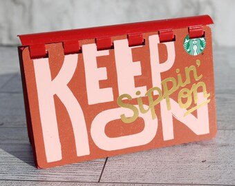 Starbucks Notebook - Keep on Sippin On 2020