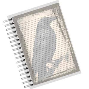Lined & Blank, Journal Pages, Junk Journal, Neutral, Printable, Paper, Book, Digital, Ephemera, Crow, Vintage, Download