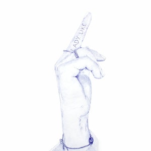 Fine art print | Lady Like | Ballpointpen | Limited edition