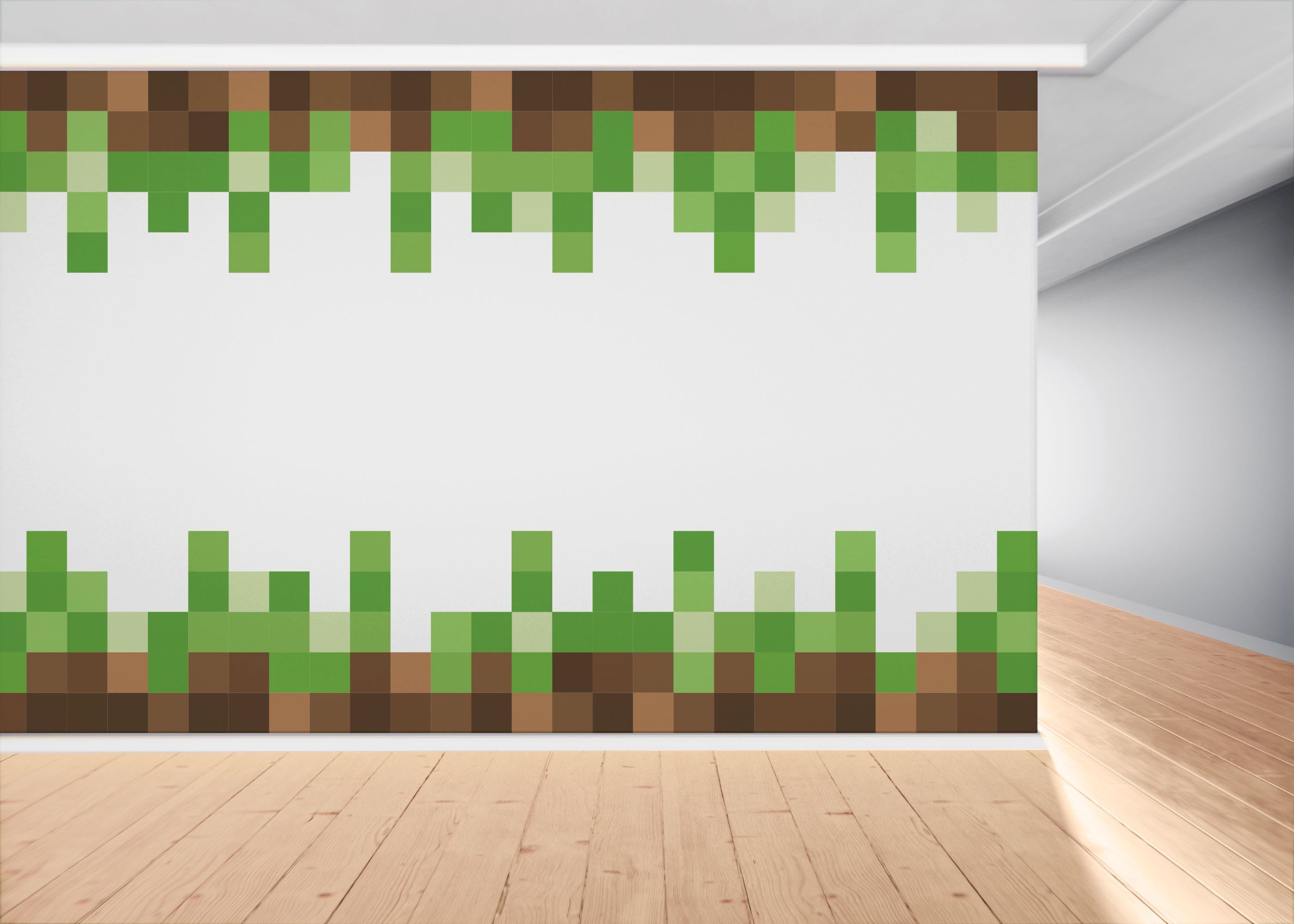Minecraft Wall Decal Pixel Art Peel and Stick Kid Room Decor Etsy — free download