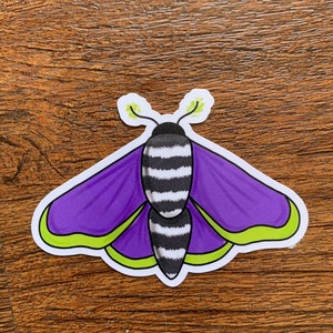 Grand autocollant découpé coccinelle