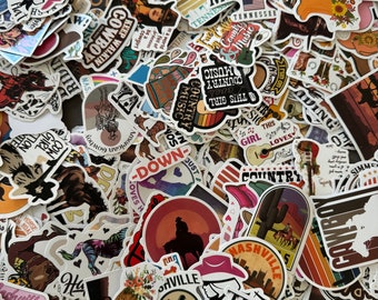 Nashville Western Stickers (MYSTERY BUNDLE of 10)