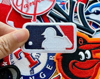 Baseball Patch, Baseball Sports Patch, Major League Professional Baseball Teams Embroidered Iron on Patch, Patches for Jeans, Embroidery