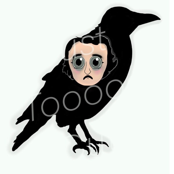 Edgar Allan Poe Clipart (no background)