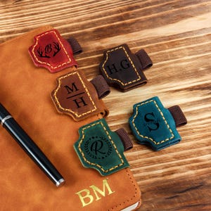 Engraving Traveler's Notebook Clip With Pen Holder, Pen Clip For Notebooks And Journals, Perfect Gift, Teacher's Gift, Anniversary Gift