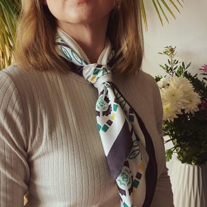 The best gift for mom, Silk scarf from Ukraine, not mass market, Unique Artistic Design