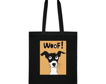 Cotton Tote - Doggie Woof!