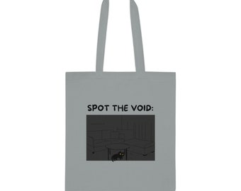 Cotton Tote - Spot The Void Cat