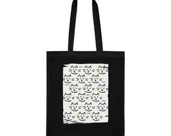 Cotton Tote - Many Cats Hello