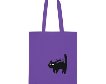 Borsa tote in cotone 100% / 7 colori / Borsa tote SUS Cat /