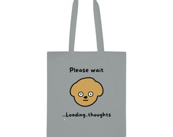 Cotton Tote - Thoughts Loading Dog