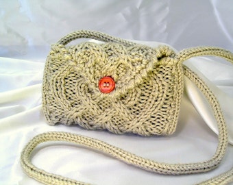 Knit Cell Phone Case Cable Knit Pattern ~ PDF Cable Knit Cozy Smartphone Sock ~ DIY Phone Case ~ Cell Phone Sleeve