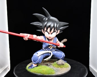 Dragon ball figurine goku petit 15cm 3d