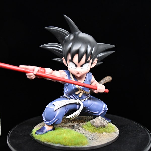 Dragon ball figurine goku petit 15cm 3d