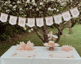Garland for girls starting school, schoolchild, finally a schoolchild, first day of school celebration, decoration for starting school, first day of school, schoolgirl