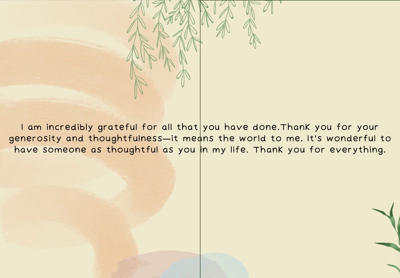 Generosity Card Thank You Cards - Etsy
