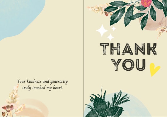 Thank You Cards - Etsy