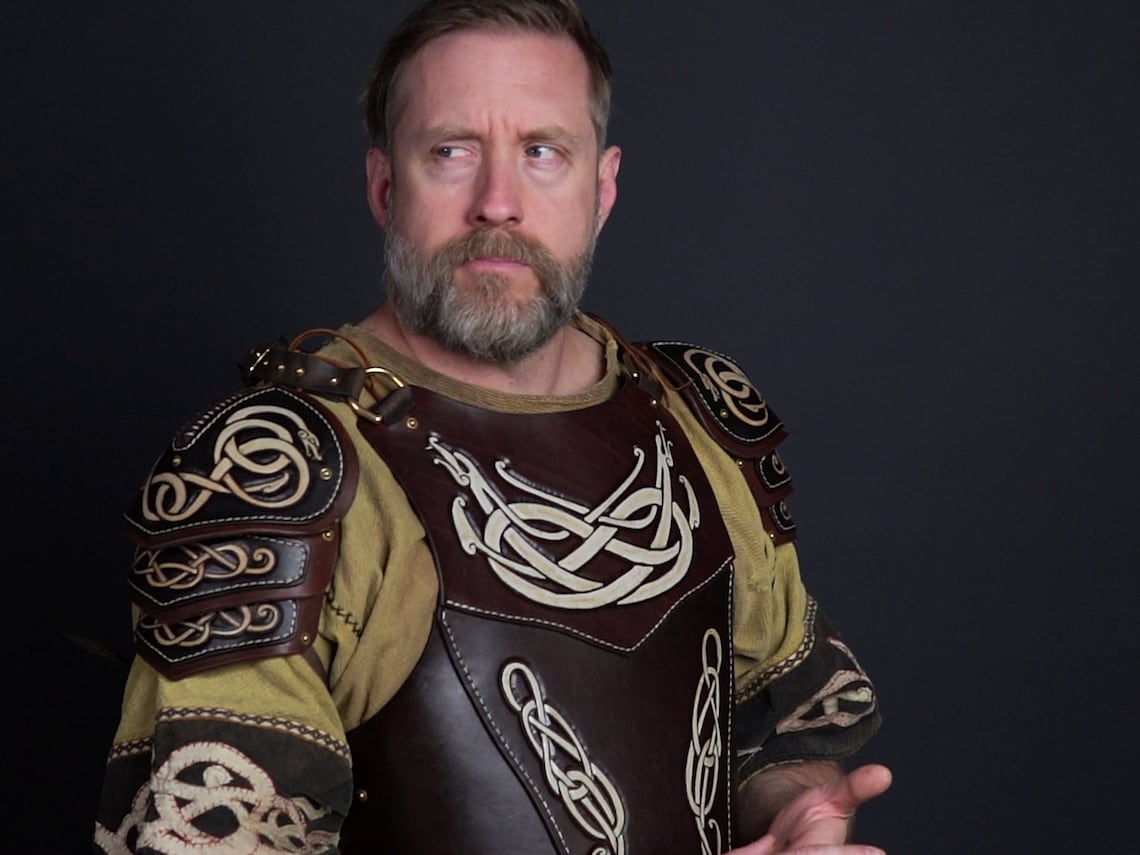 Leather Breastplate Pattern Cuirass Viking Serpent Etsy