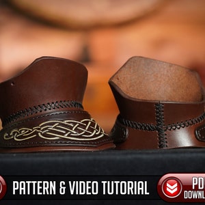 Demi Gauntlet Pattern 2 - Wikinger / Keltisches Knotenmuster - PDF - SVG LASER