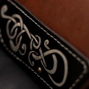 Leg Armor Pattern - Leather Armor - Viking Knotwork - PDF - SVG LASER image 4