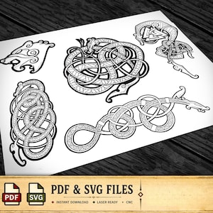 Viking Art Pack/digitale download | 02 - pdf - SVG-LASER