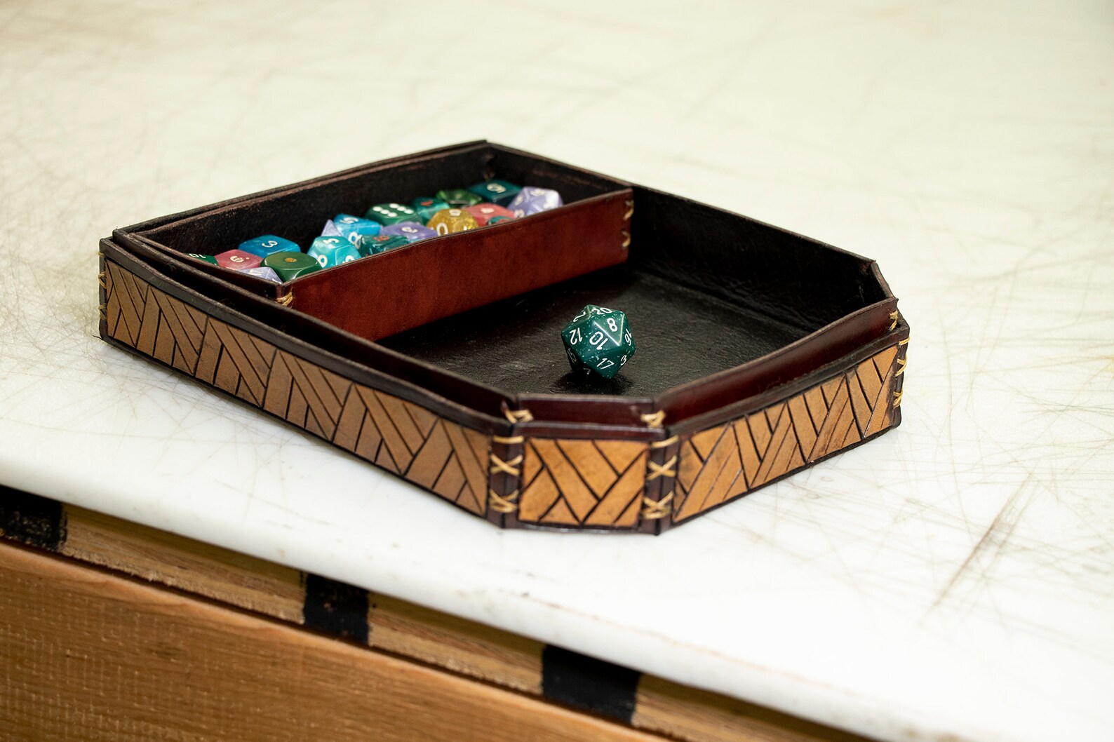 Leather Dice Box Pattern / Dice Tray / Jewelry Box / Raven Etsy