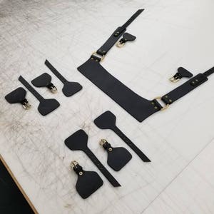 Leather Lamellar Strapping Set - Made to Order - PDF
