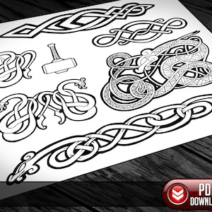 Paquete de arte vikingo / Descarga digital / 07