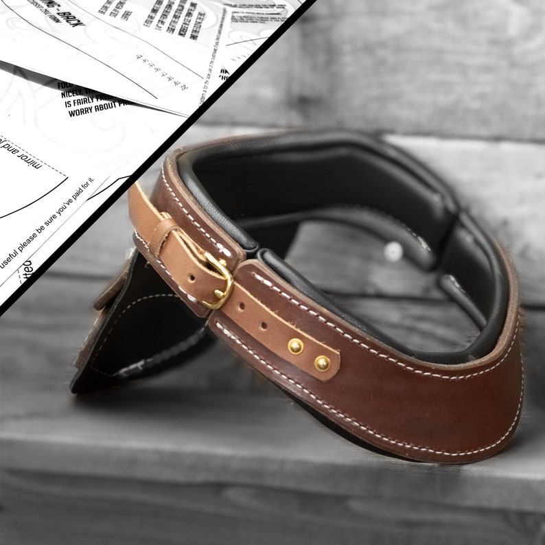 Leather Pattern / Neck Armor Pattern / Digital Download Etsy