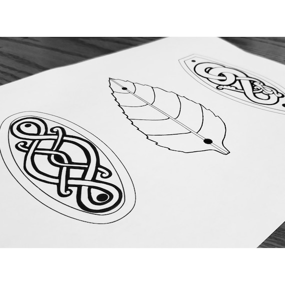 Sewing & Fiber Craft Supplies & Tools Leather Hairslider Pattern ...