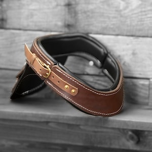 Leather Gorget | Leather Neck Armor - Brown